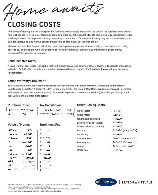 Price List
